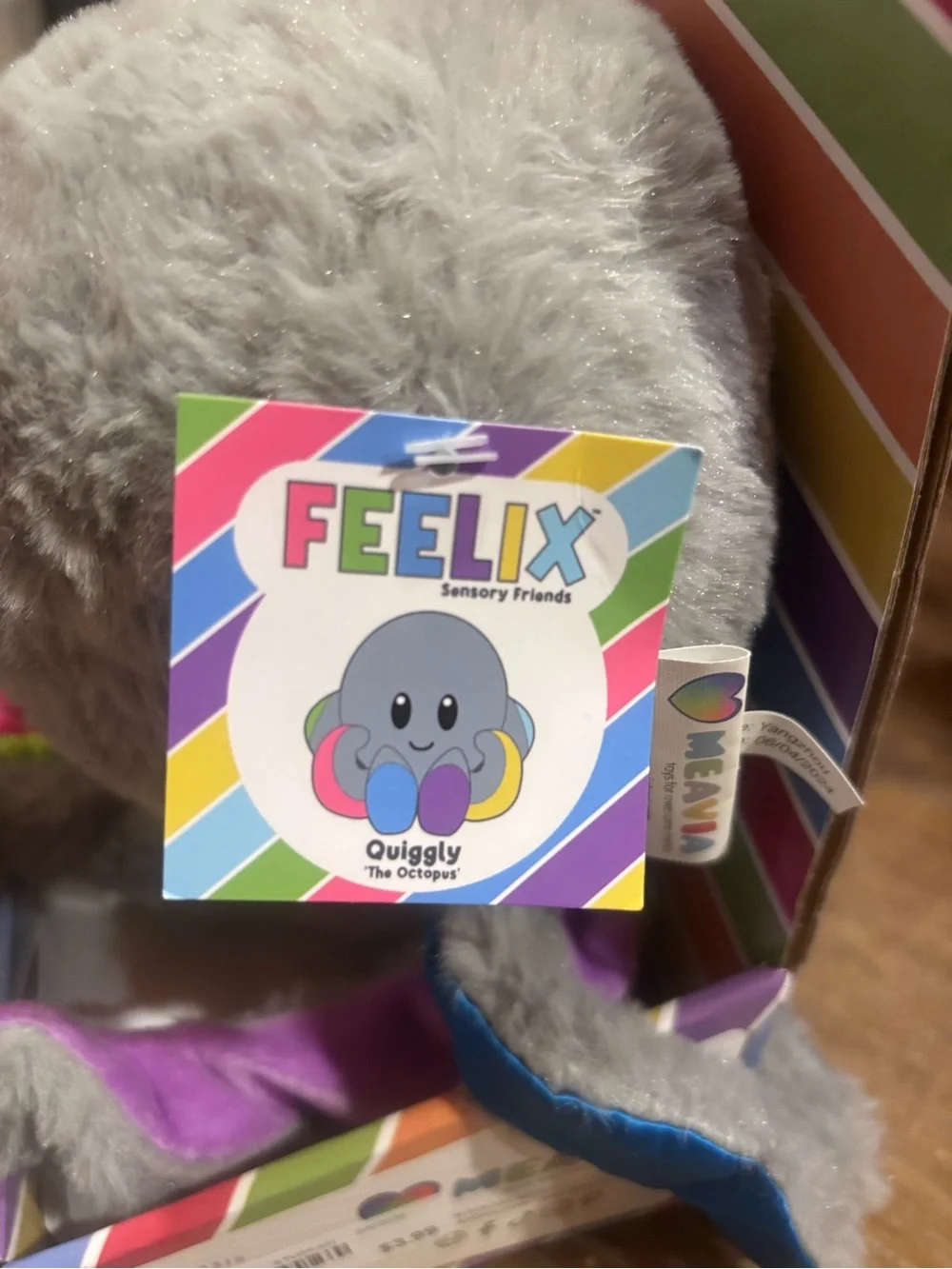 Quiggly Weighted Sensory Octopus from the Meavia FEELix collection